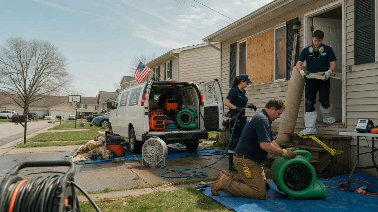 Water Damage Restoration in Greenville, WI near me